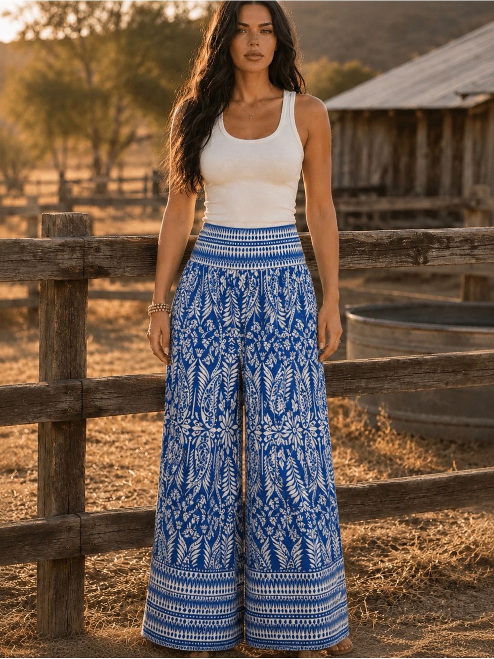NWT Bohemian Palazzo Pantaloons 🌼 ☀️